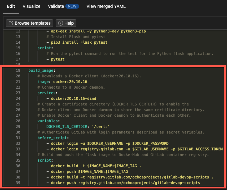 Added Build Image To Pipeline Editor