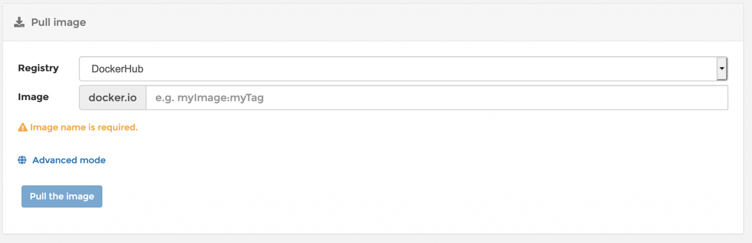 Portainer-Pull-Image